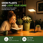 25W LED Grow Lights for Indoor Plants with Stand for Floor and Tabletop - Image 3