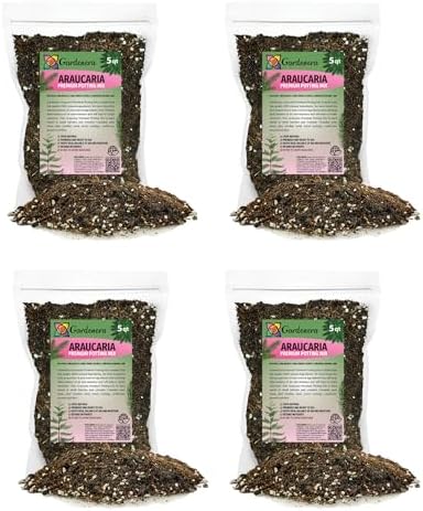GARDENERA Premium Araucaria Potting Soil Mix - Perfect Balance of Nutrients, Drainage, and Aeration for Healthy Araucaria Trees - 20 Quart by Gardenera