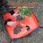 Foldable Planting Mat Waterproof Transplanting Plant Flower Pot Reusable Garden Potting Pad Gardening Accessories for Indoor Plant Repotting(Green-100x100cm) - Image 3