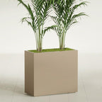 Greenline Alice Tall Rectangular Fiberglass Planter, Outdoor Planter Box - Image 2