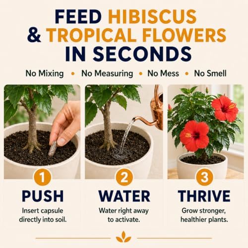 Earth Pods® Organic Hibiscus, Plumeria & Bougainvillea Fertilizer Spikes - Image 2