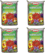Hoffman Horticultural Vermiculite Lightweight Garden Soil Conditioner for Aeration and Moisture Retention, 18qt, 4 Pack by Hoffman