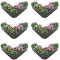 Anleolife 6-Bed 81x81x18in Heart-Shaped Raised Garden Beds, Quartz Grey by AAnleolife