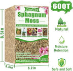 ZeeDix 3.3 lb Premium Sphagnum Moss Bulk, Dried Long Fiber Orchid Sphagnum Peat Moss for Indoor Outdoor Plants, Carnivorous Plants, Succulent, Monstera & Reptiles Habitats (Expands to 60 qt) - Image 2