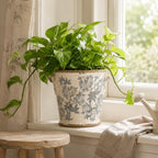 Dosayes Ceramic Pot for Plant,6.30 inch Vintage Flower Pot - Image 7