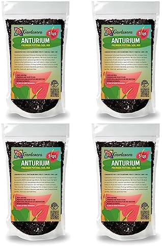 Gardenera Anthurium Potting Mix - Unleash The Full Potential of Your Indoor Garden - 20 QUARTS by Gardenera
