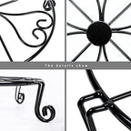 NSYOOMH 2-Pack 12"Metal Plant Stand Heavy Duty Plants Holder Outdoor Indoor - Image 4