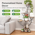 Plant Stand Indoor with Grow Lights, 44.2" Tall, 7 Tiered - Image 6