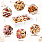19x14x5 Inch Half Sheet Cake Box with Cake Board & Ribbon, 4 Pack - Image 5