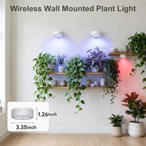 6 PC Rechargeable Grow Lights for Indoor Plants, Battery Powered Grow Light - Image 5