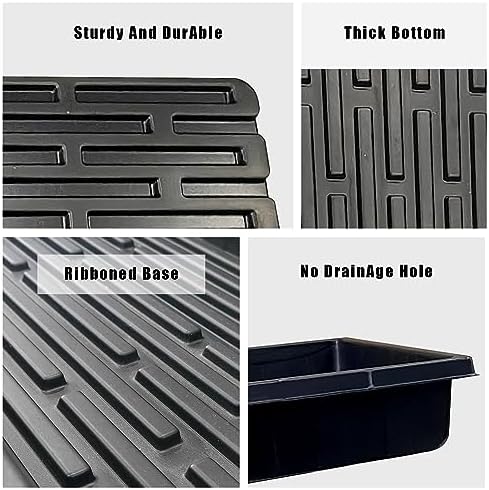 RooTrimmer 20 Pack 1020 Trays, No Drain Holes, 20" x 10", Extra Thick Heavy Duty Seed Starting Trays -Reusable Propagation Flats for Microgreens, Seedlings, Plant Germination, Fodder and Transplant - Image 6