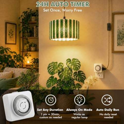 Hanging Grow Lights for Indoor Plants, Full Spectrum Plant Light with Timer - Image 4