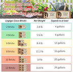 Legigo 8 Pack Coco Coir Bricks for Plants- 100% Organic Coconut Coir Soil - Image 3