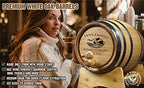 Personalized 2.5 Gallon Charred American White Oak Aging Barrel - Image 2