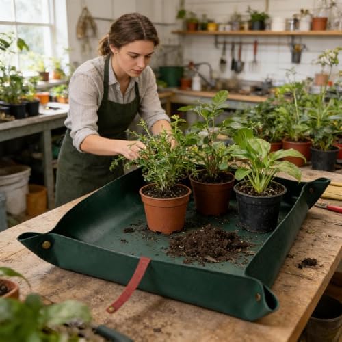 Repotting Mat Foldable Transplanting Tray - Image 3