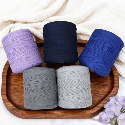 Macrame Cord 3mm x 875yards, Soft Colored Macrame Rope, Natural Cotton Cord for Plant Hangers, Wall Hanger, Decorative Projects(Dark Khaki) - Image 4
