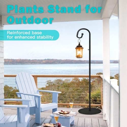 76" Shepherds Hooks for Outdoor- 3/4 Inches Thicken Wind Chimes Hanger - Image 6