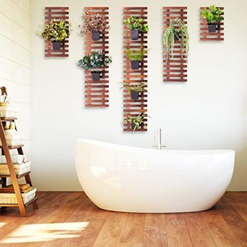ShopLaLa Large Wall Hanging Planters for Outdoor Plants (5 Pack) Plant Wall by ShopLaLa