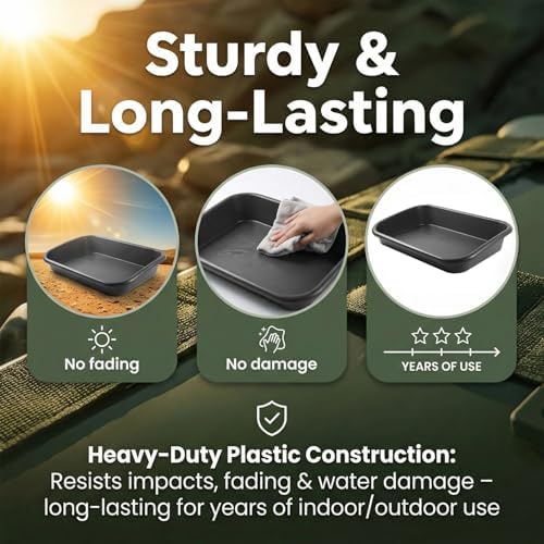 1-Pack Gardening Tray, Large Potting Tray for Repotting Plants, Waterproof Foldable Mat for Indoor & Outdoor Garden Use, Soil Mixing & Dirt Control - Image 3