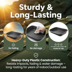 1-Pack Gardening Tray, Large Potting Tray for Repotting Plants, Waterproof Foldable Mat for Indoor & Outdoor Garden Use, Soil Mixing & Dirt Control - Image 3