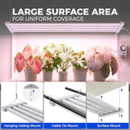 Barrina TX-L84 4FT LED Grow Light, 336W (4 x 84W), 4 Panels Wider Coverage - Image 5