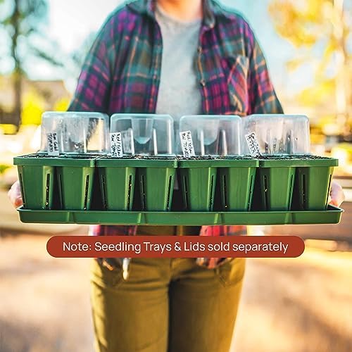 Vego garden Seedling Tray Lids with Drip Irrigation, 32 Pack - Image 6