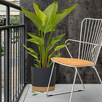 Plant Pots for Indoor Plants, 2 Pack 12 Inch Pots for Plants (12” Black) - Image 4