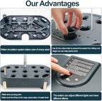 Indoor Garden Hydroponics Growing System12 Pods Plant Germination Kit Aeroponic Herb Vegetable Growth Lamp Countertop with LED Grow Light Hydrophonic Planter Grower Automatic Water Circulation (Black) - Image 7