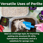 GARDENWISE Perlite for Plants, Coarse and Chunky Horticultural Perlite, Organic Perlite for Gardening Indoor & Outdoor, Perlite Bulk Bag, Made in USA (30 quarts) - Image 5