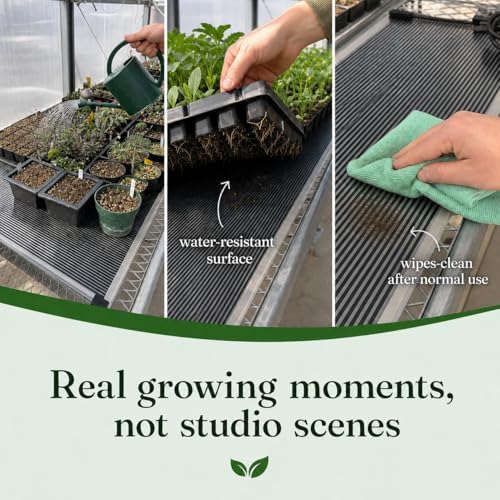 Seedling Heat Mat 11 in x 44 in, Fits 4 ft Wire Shelves, Even Heat - Image 6