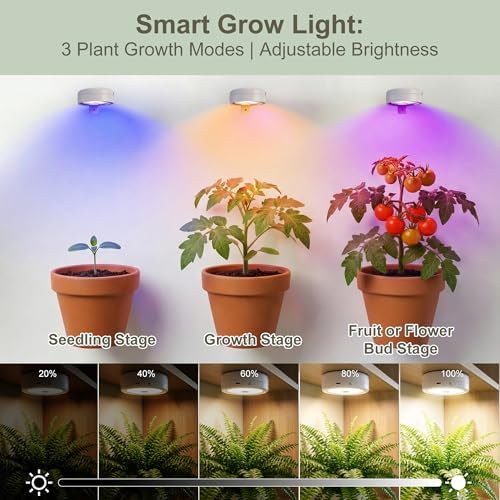 2 Pack Rechargeable Grow Light for Indoor Plants, Cordless Light - Image 4
