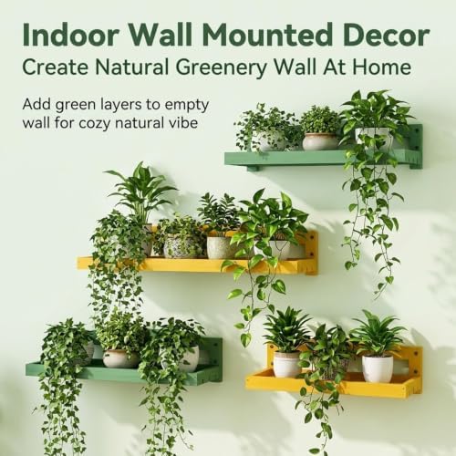Wood Balcony Railing Table,Hanging Planter Shelf,Easy to Disassemble - Image 2