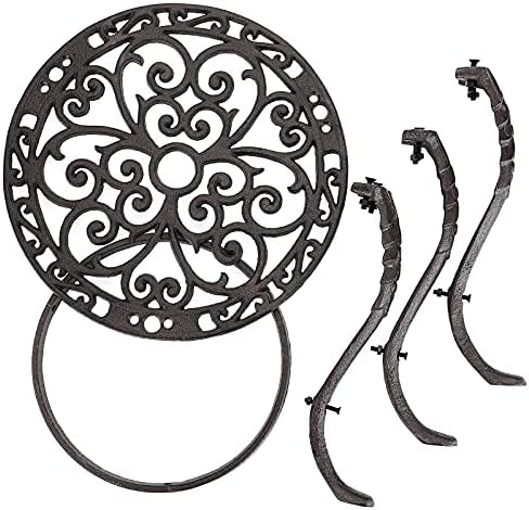 OwnMy Cast Iron Plant Stand Indoor Outdoor Metal Plant Stand Heavy Duty - Image 5