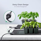 LUXBIRD 6 Pack Daisy Chain Seedling Heat Mats for Indoor Plants, Greenhouses, Germination, Hydroponic Garden, IP67 Waterproof Durable (LB-HMDC-06) - Image 4