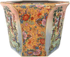 10" Horse in Meadow Porcelain Flower Pot - Image 6