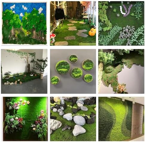 Simulation Artificial Moss Mat 39x39in DIY Artificial Moss Mat - Image 4