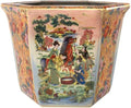 10" Horse in Meadow Porcelain Flower Pot by RedLantern