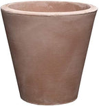 Crescent Garden A118034A Rotational Molded Madison Planter, Weathered Terracotta, 34" by CrescentGarden