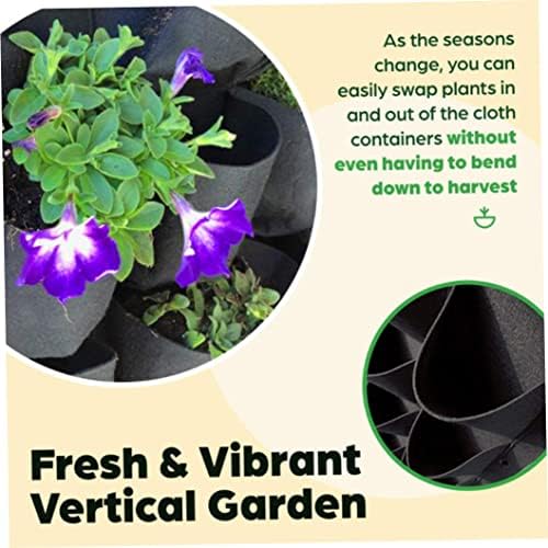 Hanging Planter Bags Vertical Wall Mounted Plant Grow Bags 36 Pocket Fabric Pots for Home Balcony - Image 7