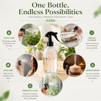 500ml Fine Mist Spray Bottle, Reusable Empty Large Spray Bottles, Multi-Purpose Water Spray Bottle for Gardening, Plant Watering, Hair Mist, Car Cleaning and Household Use - Image 6