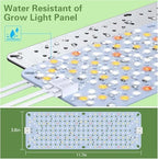 100W Full Spectrum Grow Lights Panel for Indoor Plants - Image 4