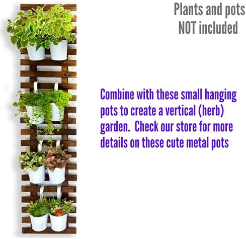 ShopLaLa Wooden Wall Planter (120cm) Wood Hanging Planters for Indoor Plant - Image 3