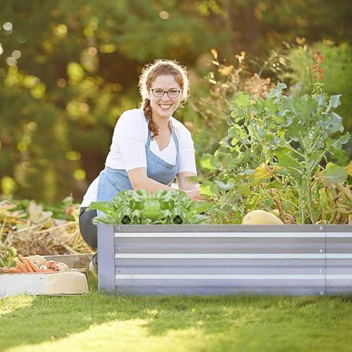 Galvanized Raised Garden Bed 6x3x1ft 2-Pack - Image 7
