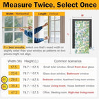 Leafy Rainbow Window Privacy Film, Stained Glass Cling, 47.2" * 78.7 " - Image 6