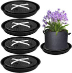 Self Watering Fabric Pot Base 14 inch, Auto Pots Fit for 5 Gallon Grow Bags by PPolerden