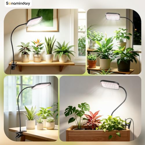 Grow Lights for Indoor Plants, 336-LED Clip-On Plant Lights - Image 6