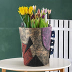 TOZLU Abstract Face Head Planter Picasso Colorful Art Resin Flower Pot - Image 6