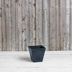 Novelty 35108 Artstone Ella Square Planter, 10-Inch, Black - Image 2