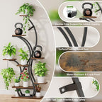 Plant Stand Indoor with Grow Lights - 8 Tiered Corner Plant Shelf Indoor - Image 4