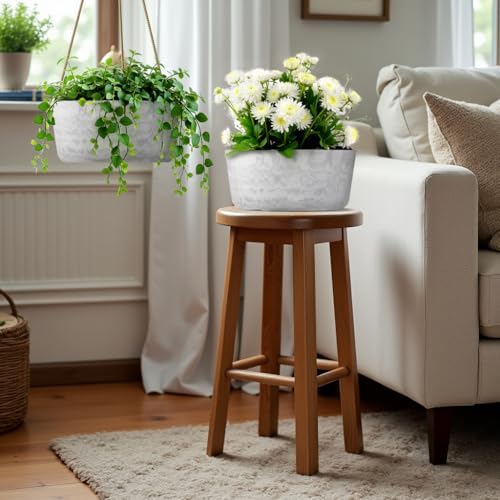 Asnext 2 Pack 10.7 Inch Hanging Planter for Indoor Plants, Marble - Image 5